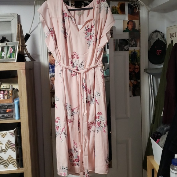 LOFT Dresses & Skirts - Loft plus size pink dress